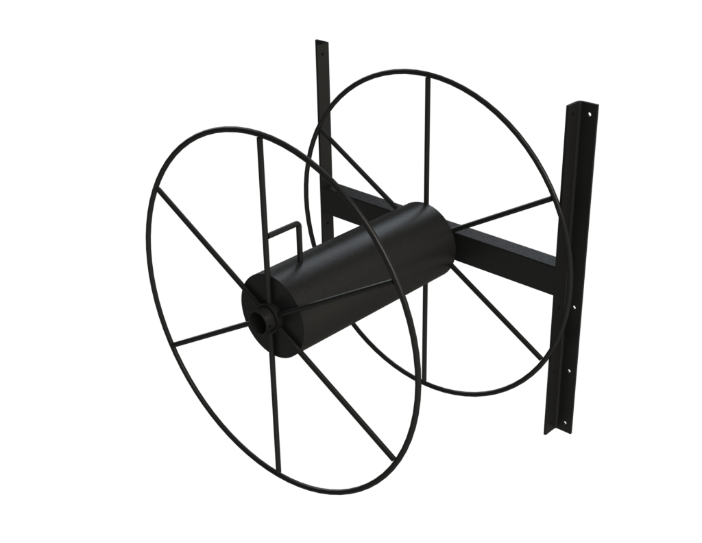 34in Hose Reel Wall Mount Rendering No Background